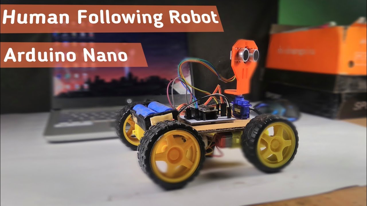 How to Make Arduino Human Following Robot.