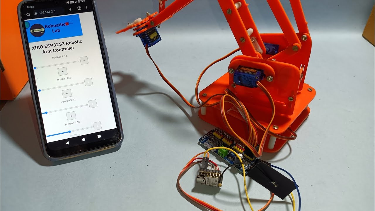 How to Make XIAO ESP32S3 Board Based Robotic Arm